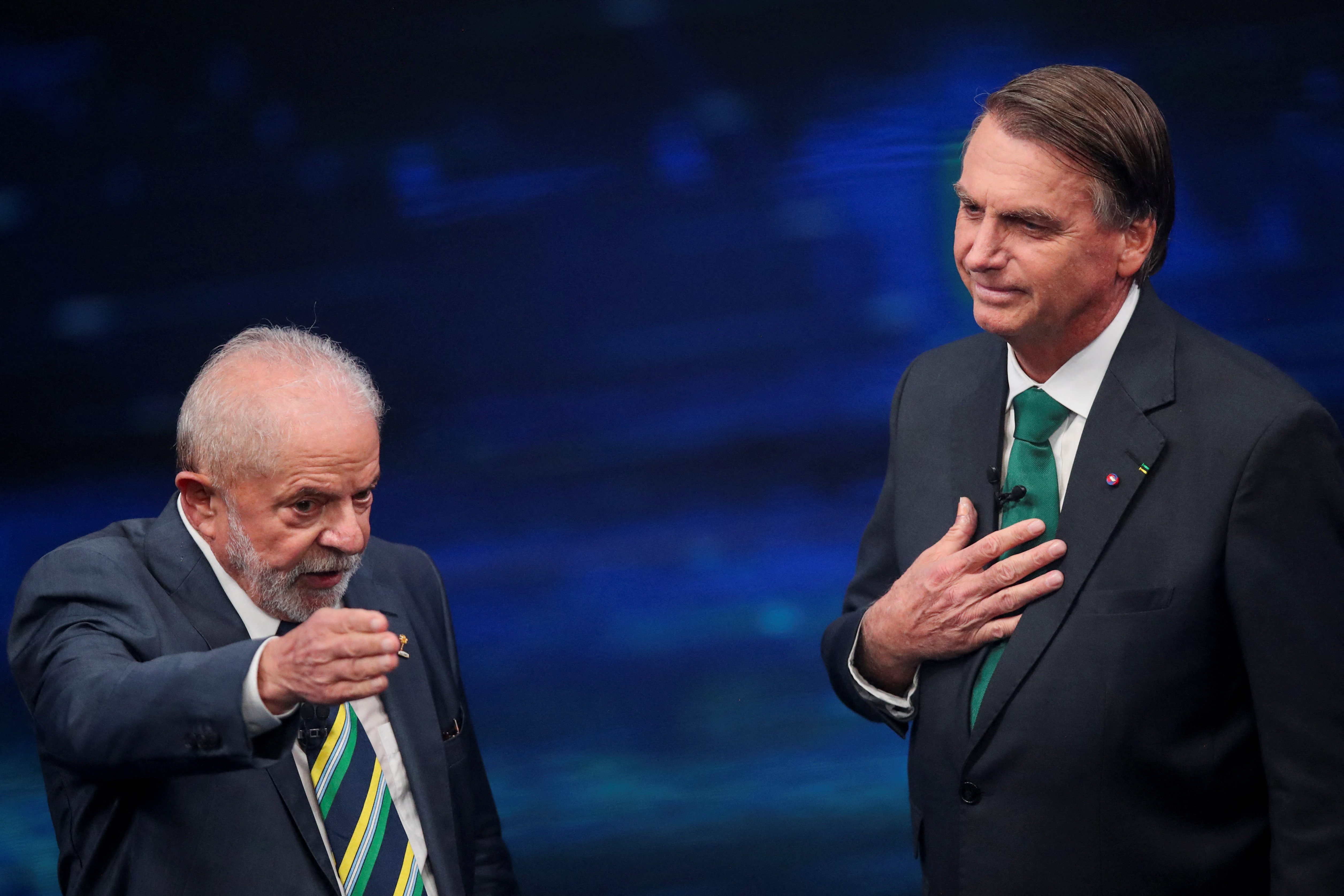 Lula da Silva y Jair Bolsonaro, los candidatos a presidente en Brasil (REUTERS/Mariana Greif)