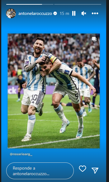 El emotivo mensaje de Antonela para Lionel Messi (Foto: Instagram)