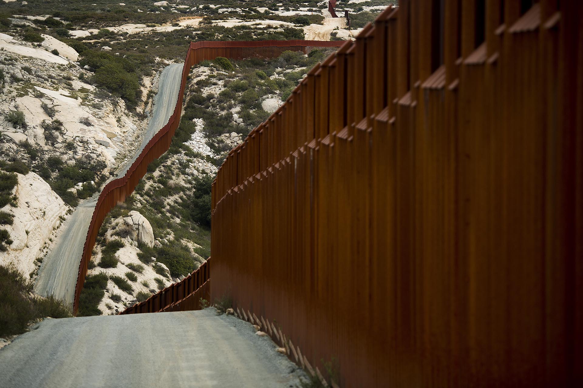 Frontera entre México y Estados Unidos (AFP PHOTO / JIM WATSON)