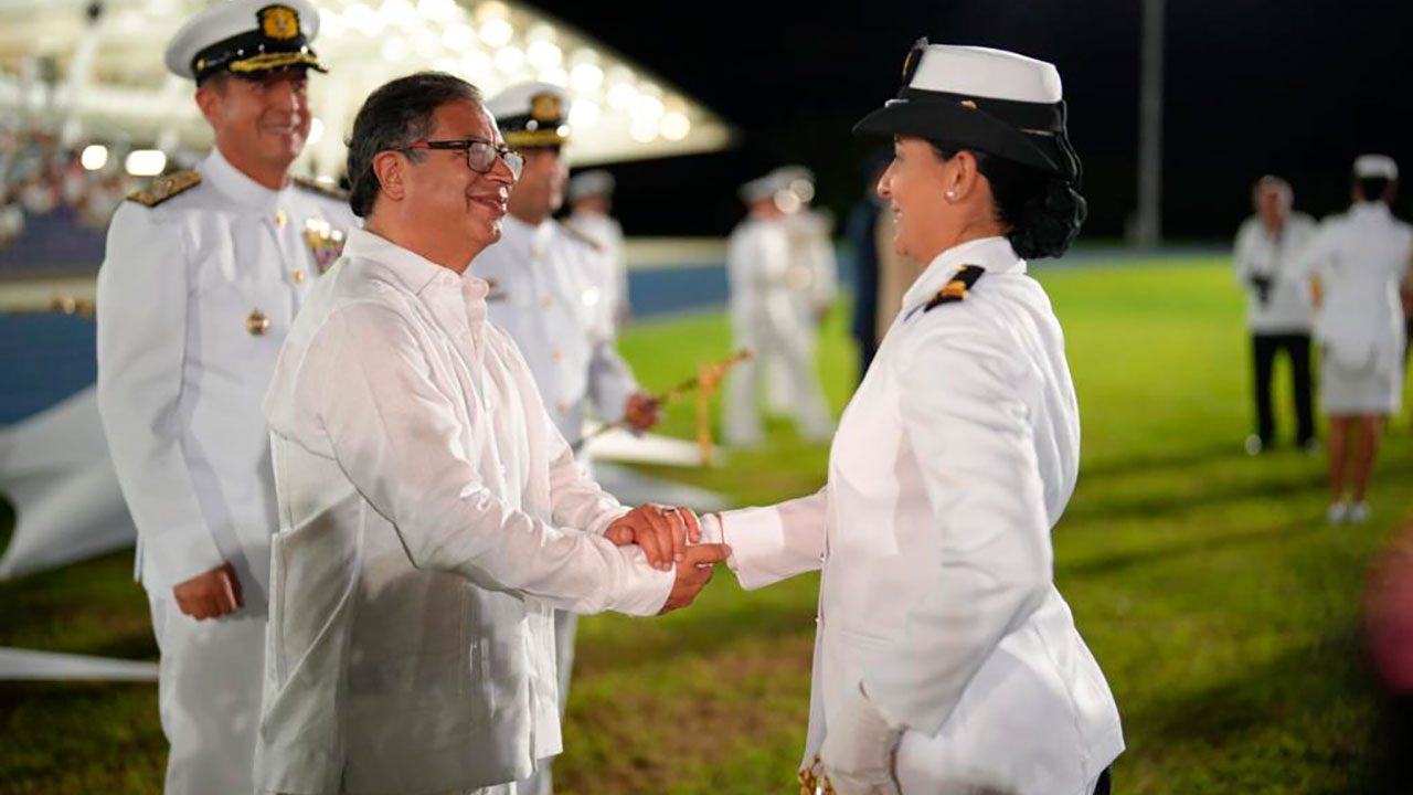 Lucha contra el narcotráfico y la recuperación del Galeón San José: las tareas que Petro le dejó a oficiales de la Armada Nacional