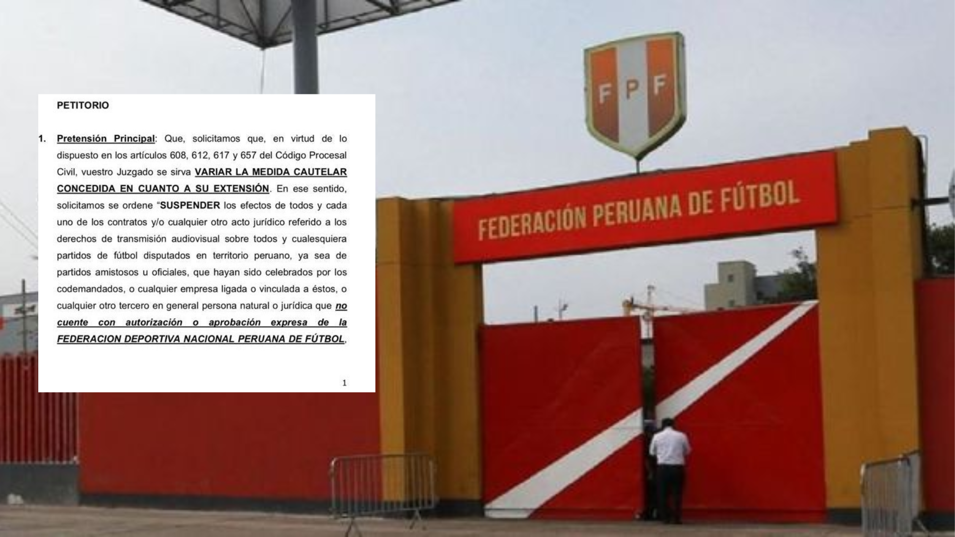 Liga 1 Efectos Y Causas De La Variación De La Medida Cautelar Solicitada Por La Fpf Sobre 7727