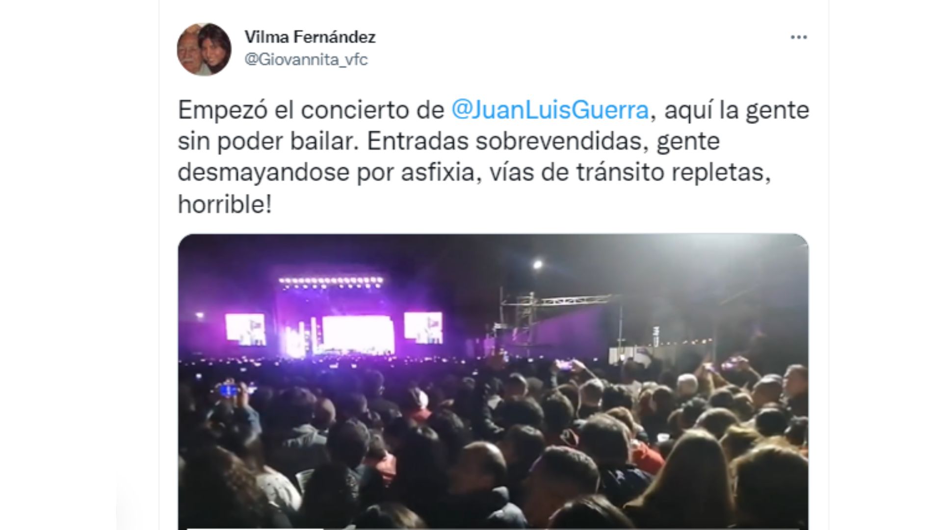 Juan Luis Guerra se presentó hoy en el "Arena Perú".