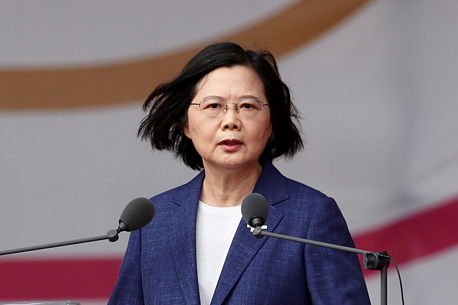 La presidenta de Taiwán, Tsai Ing-wen, confirmó por primera vez que Estados Unidos tiene una presencia militar en la isla "para entrenar a las tropas taiwanesas". (EFE/EPA/RITCHIE B. TONGO)