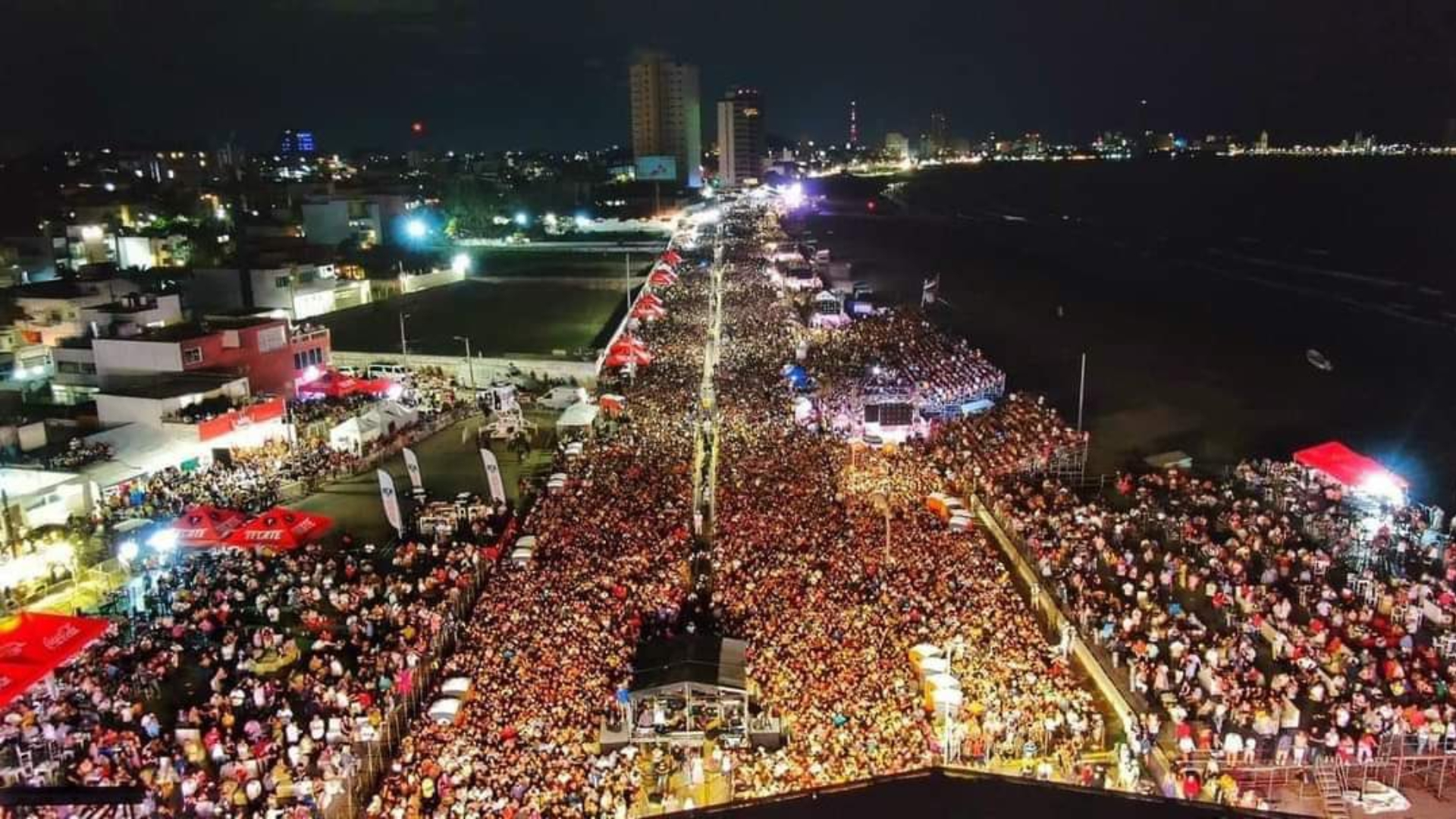 Se espera la asistencia de más de 100 mil personas en los tres días del Salsa Fest 2023 en Boca del Río, Veracruz (Twitter/@CuitlahuacGJ)