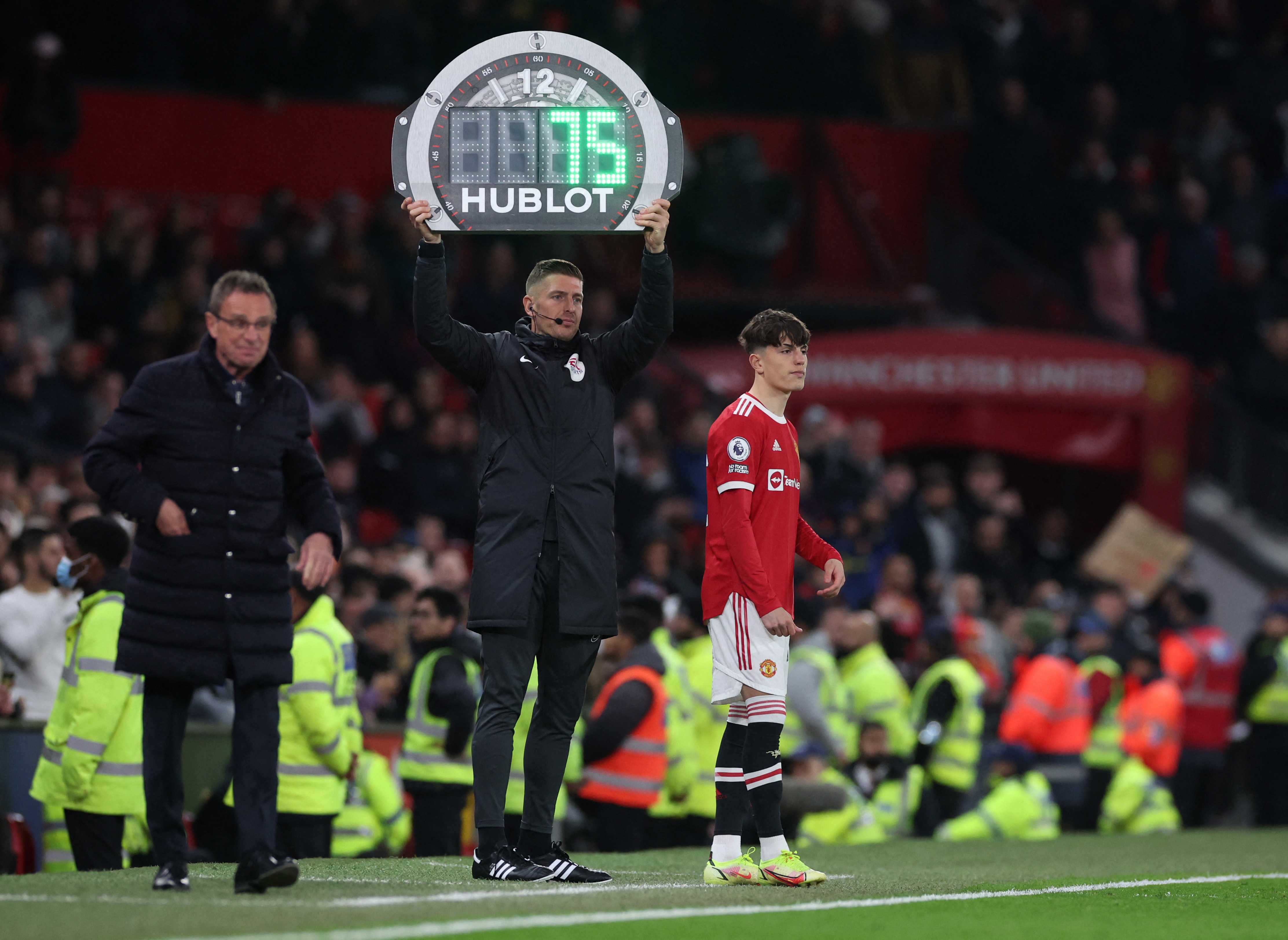 El debut de Alejandro Garnacho en el Manchester United (REUTERS/Phil Noble)