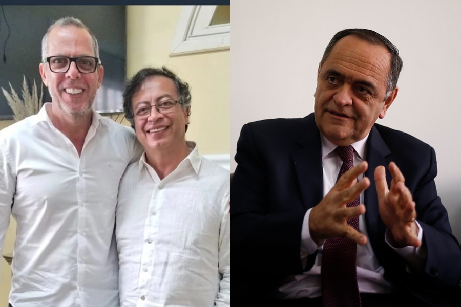 Alfredo Saade, Gustavo Petro y Ricardo Arias (Colprensa - Juan Páez)