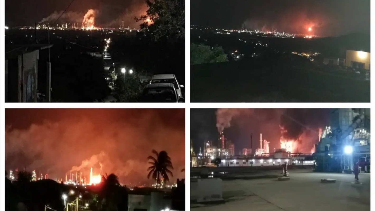 Controlaron El Incendio De La Planta De Pemex En Salina Cruz Oaxaca