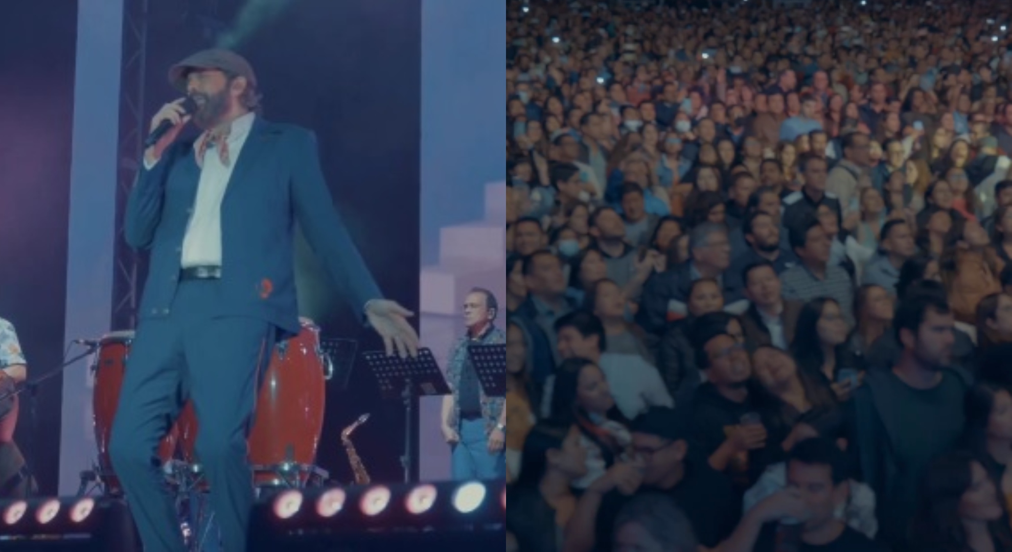 Juan Luis Guerra no se pronuncia sobre cancelación, pero sí dedicó video a sus fans tras primer concierto