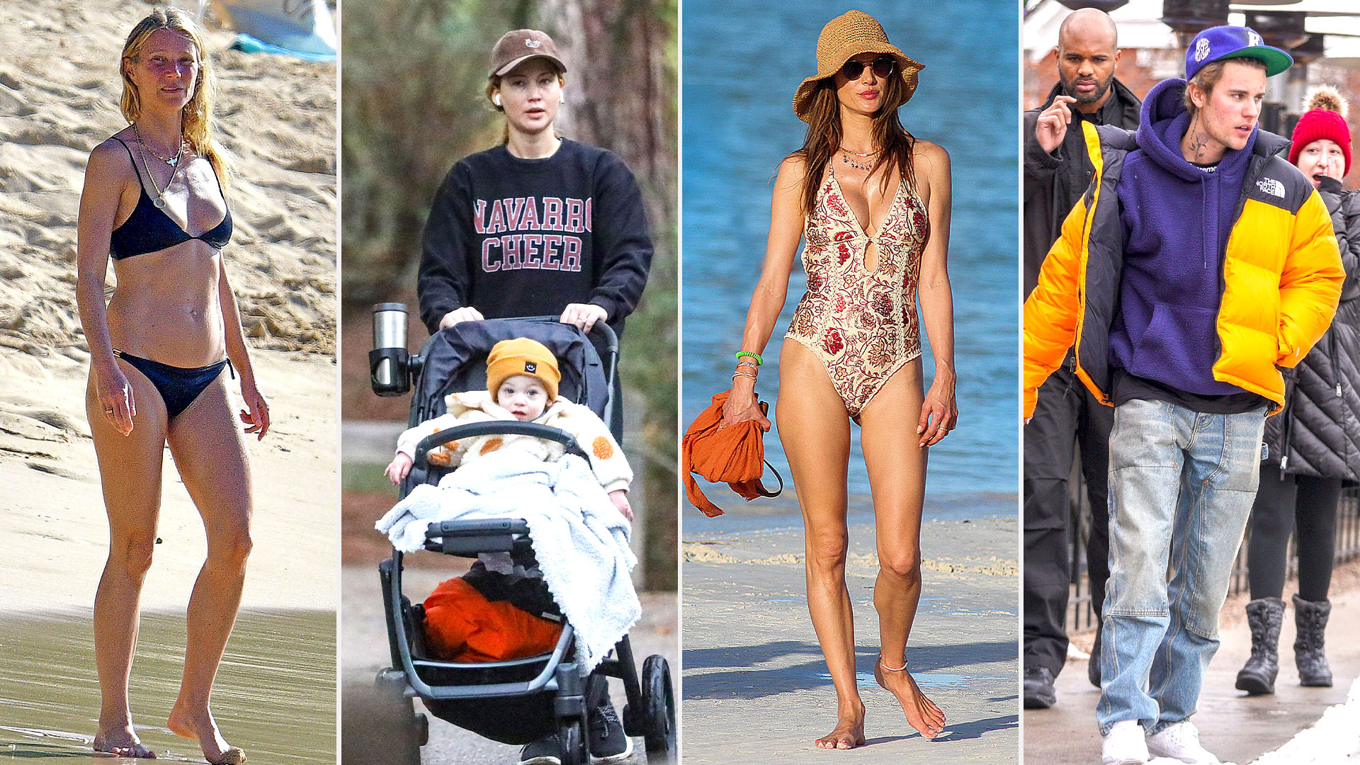 De las vacaciones familiares de Gwyneth Paltrow al paseo de Jennifer Lawrence con su bebé: celebrities en un click