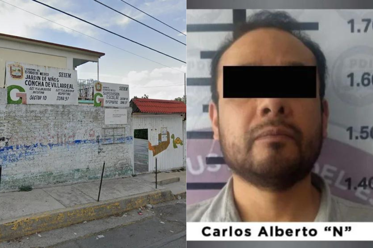 Carlos Alberto "N" cuenta con al menos tres órdenes de aprehensión en su contra por el delito de abuso sexual (Foto: Google Maps / Fiscalía Edomex)