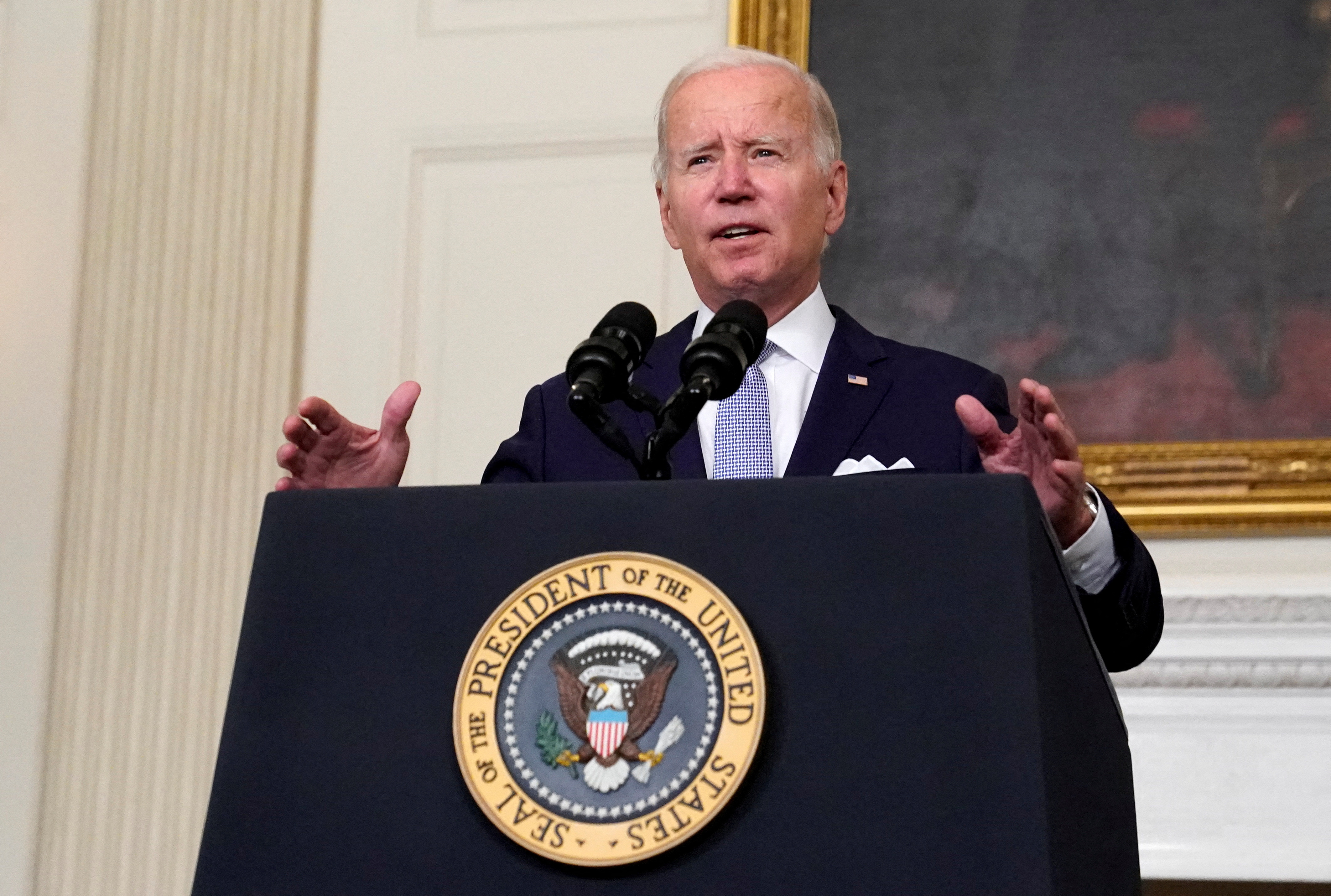Joe Biden, presidente de los Estados Unidos (REUTERS/Elizabeth Frantz/Archivo)
