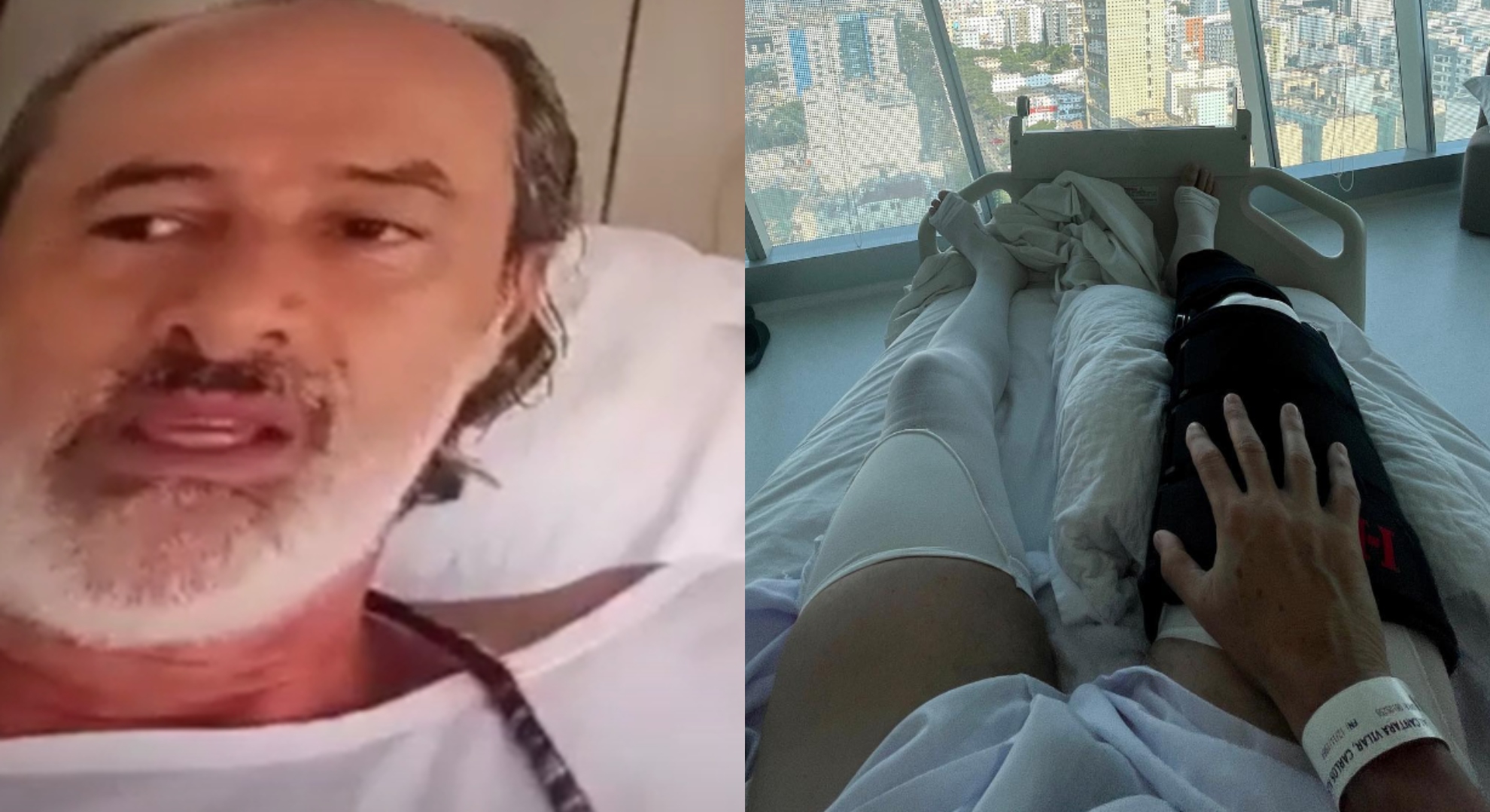 Carlos Alcántara faltó a su conferencia tras sufrir accidente: actor envío video desde la clínica 
