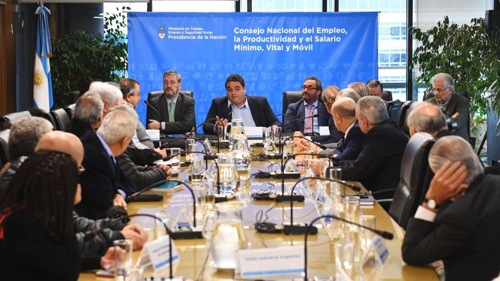 Jorge Triaca presidió las deliberaciones del Consejo del Salario en 2018