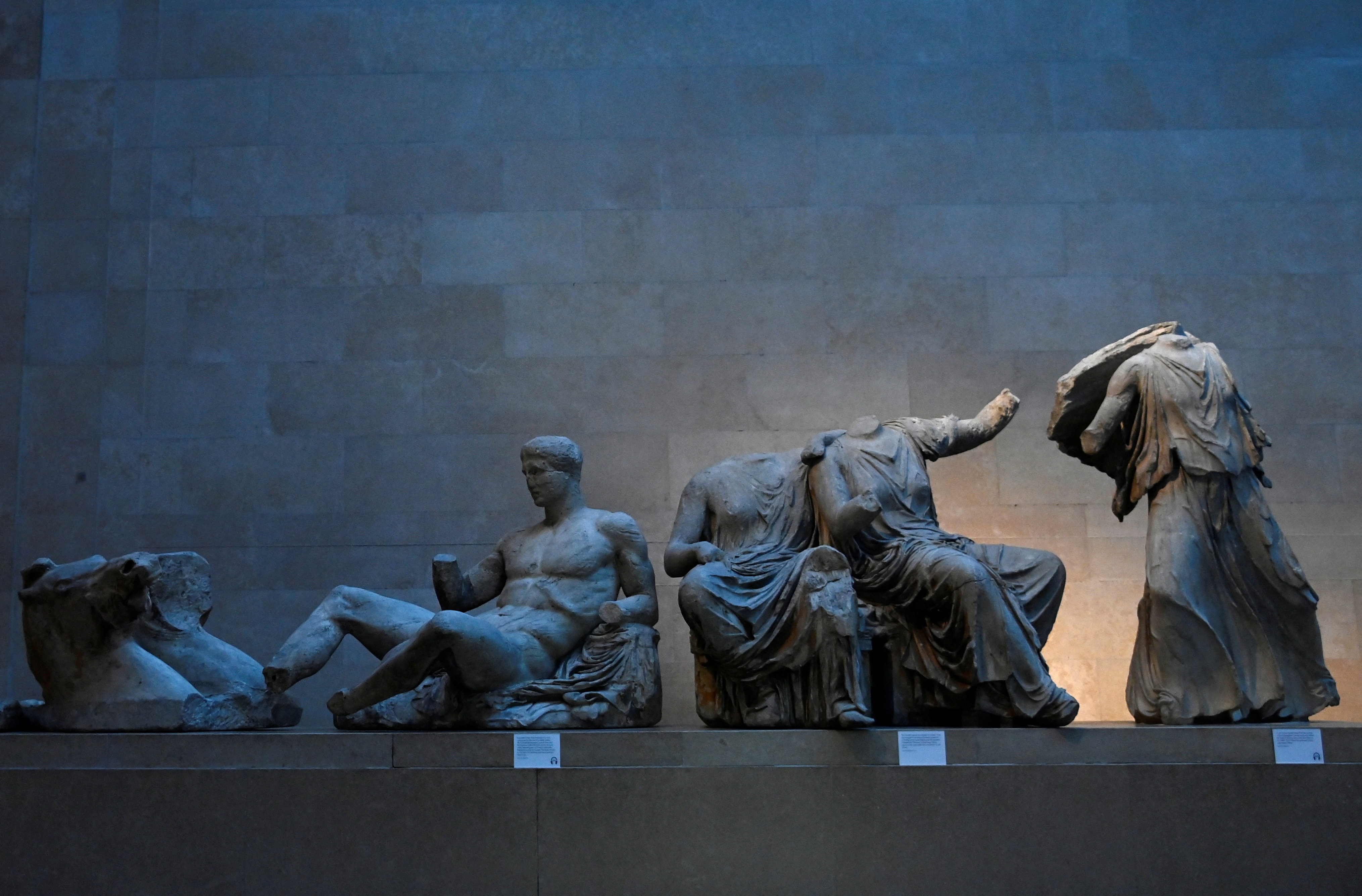 Rishi Sunak descartó modificar la ley británica que prohíbe devolver a Grecia los mármoles del Partenón