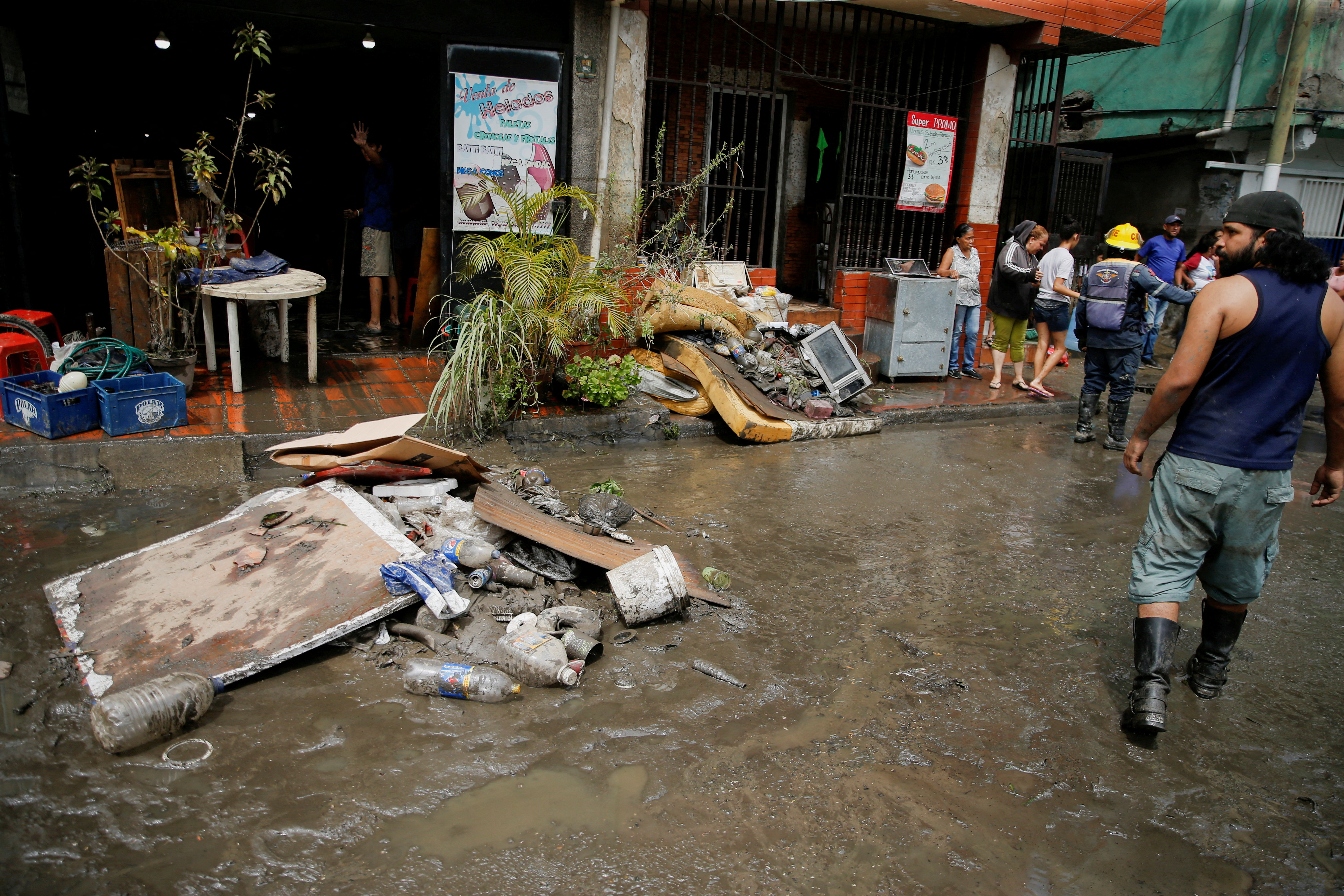 Intensas lluvias causaron inundaciones en varias zonas de Venezuela