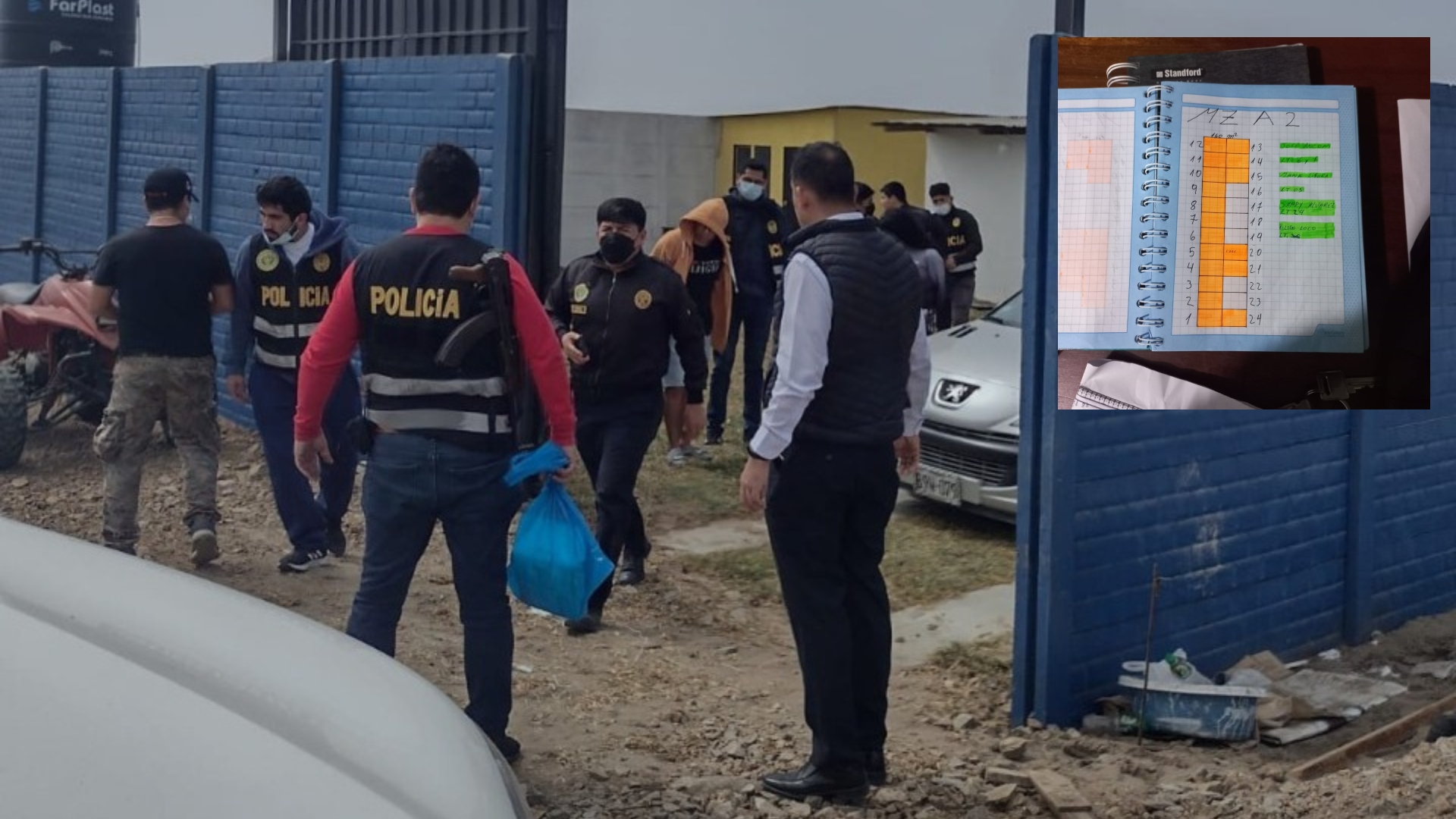 Callao: Policía captura a presunto asesino y a miembros de organización criminal dedicada al tráfico de terrenos