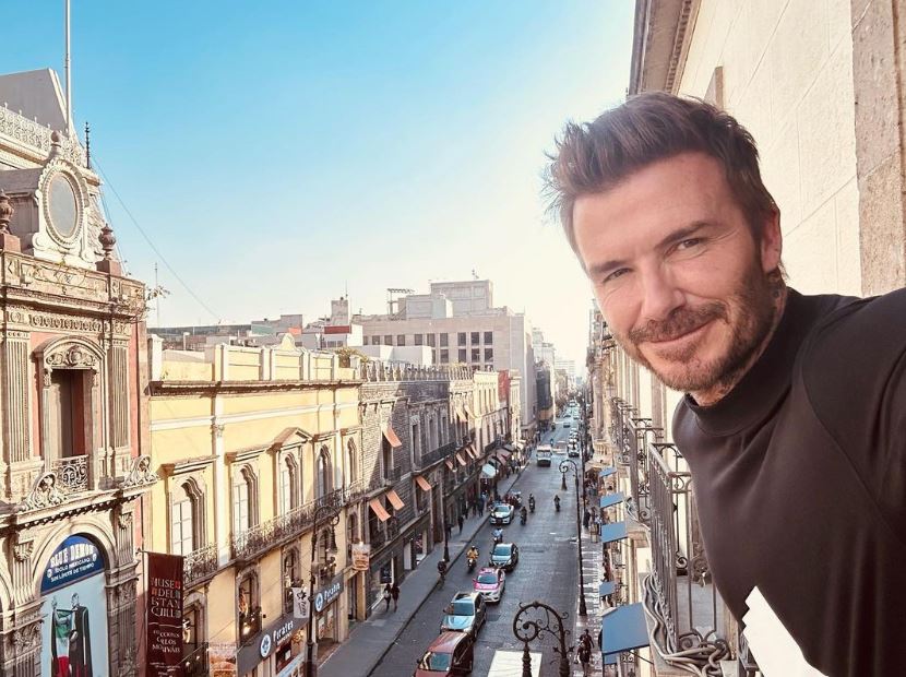 David Beckham presumió su visita a México (Foto: Instagram/@
davidbeckham)