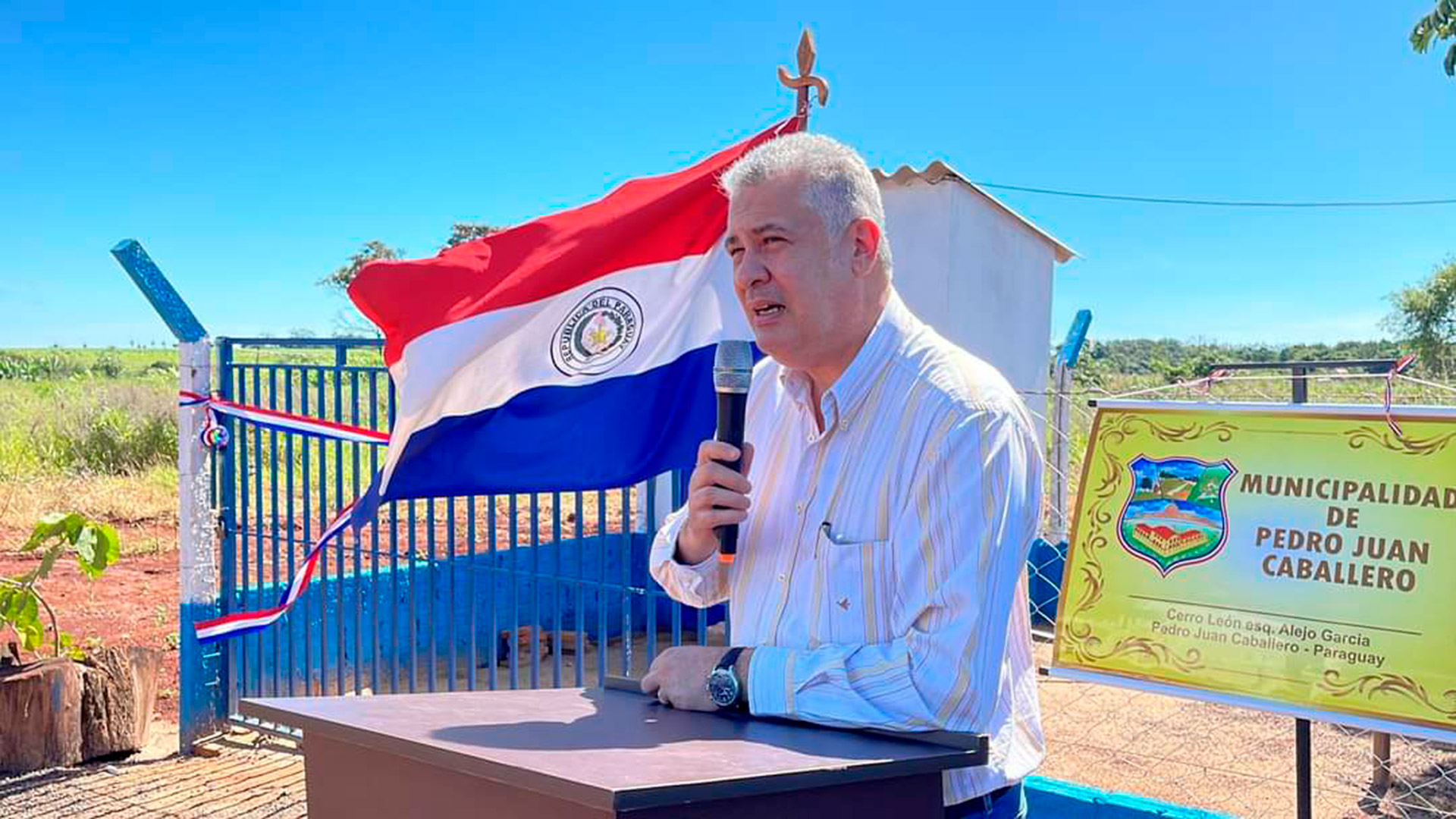 Foto de archivo del intendente paraguayo José Carlos Acevedo