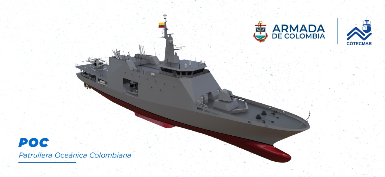 Esta será la patrullera oceánica de la Armada Nacional de Colombia