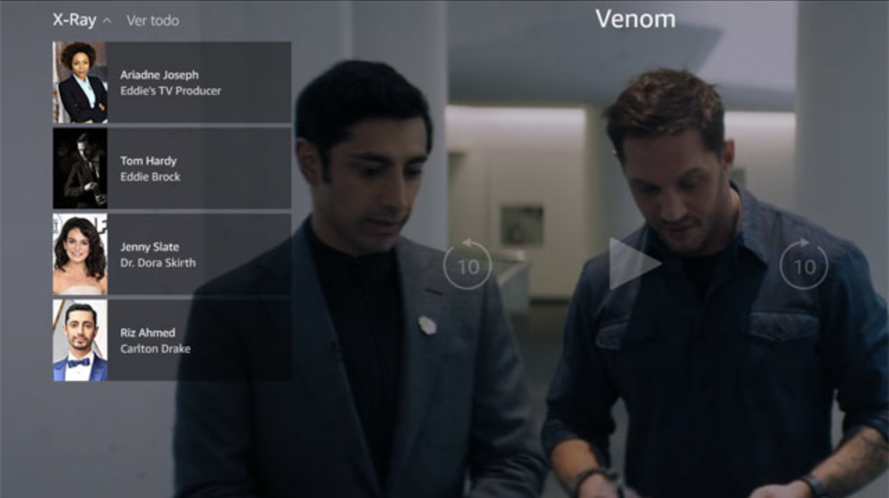 Poner pausa con un actor en la escena de Amazon Prime Video permite consultar sus datos. (captura: Sensacine)