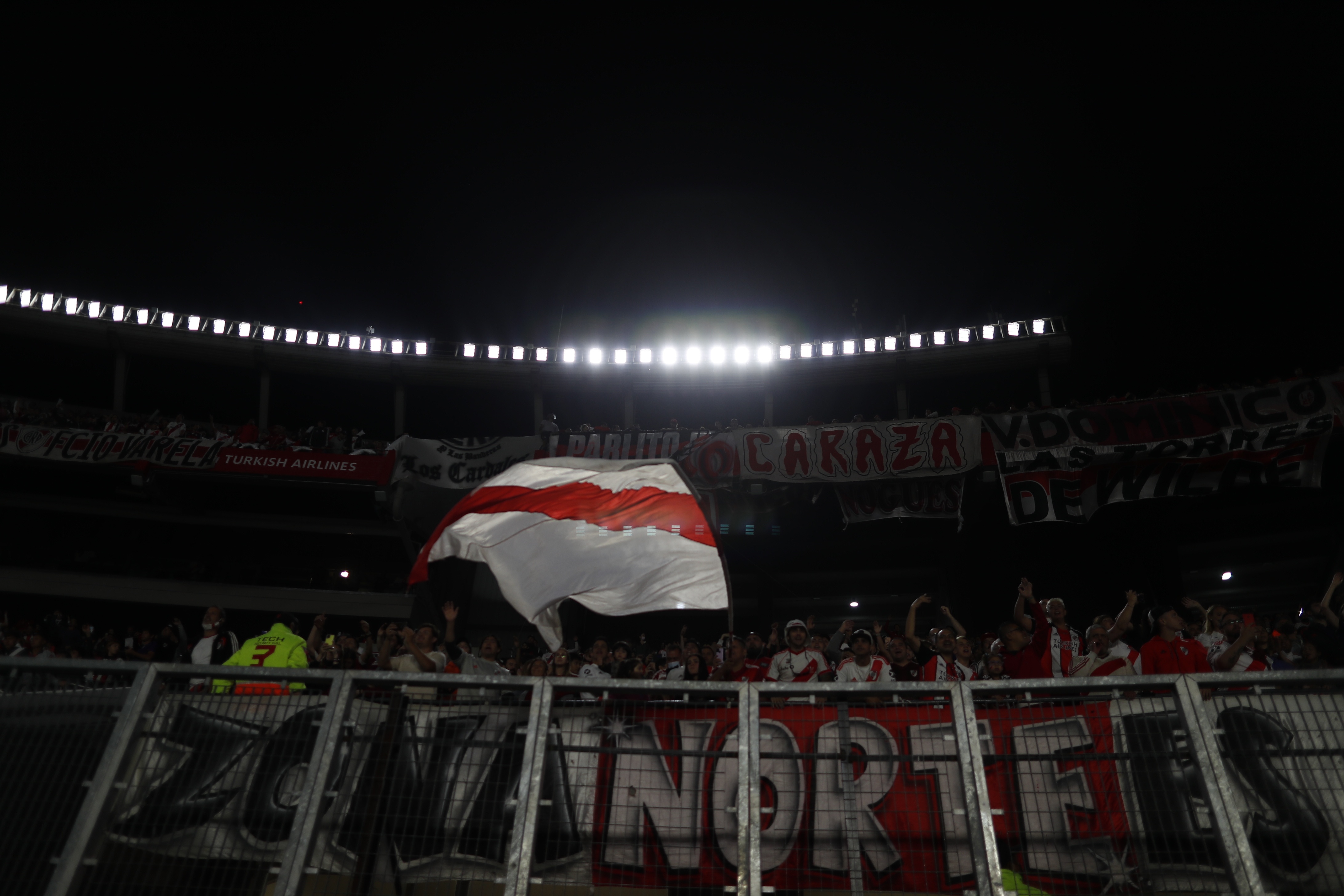 Así lució el estadio Monumental para el duelo de River Plate ante Racing Club (REUTERS/Agustin Marcarian)