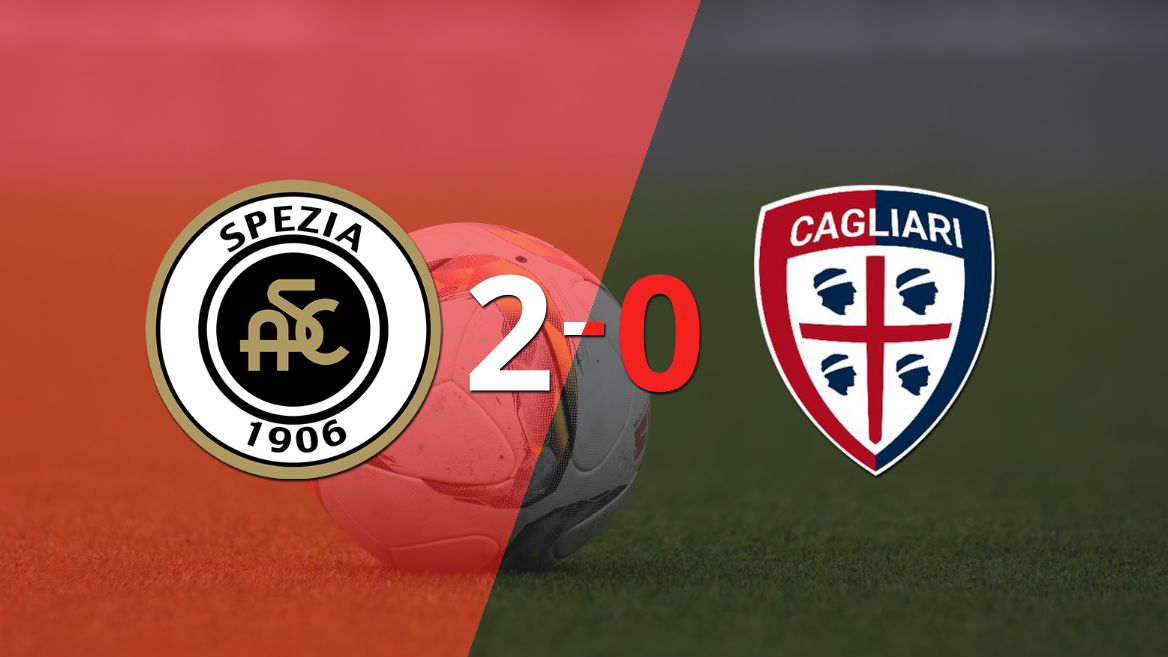 En su casa, Spezia le ganó a Cagliari por 2-0