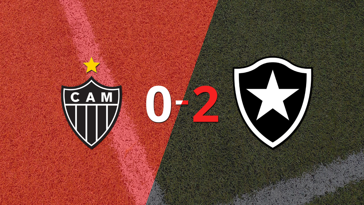 Sólido triunfo de Botafogo en casa de Atlético Mineiro por 2 a 0