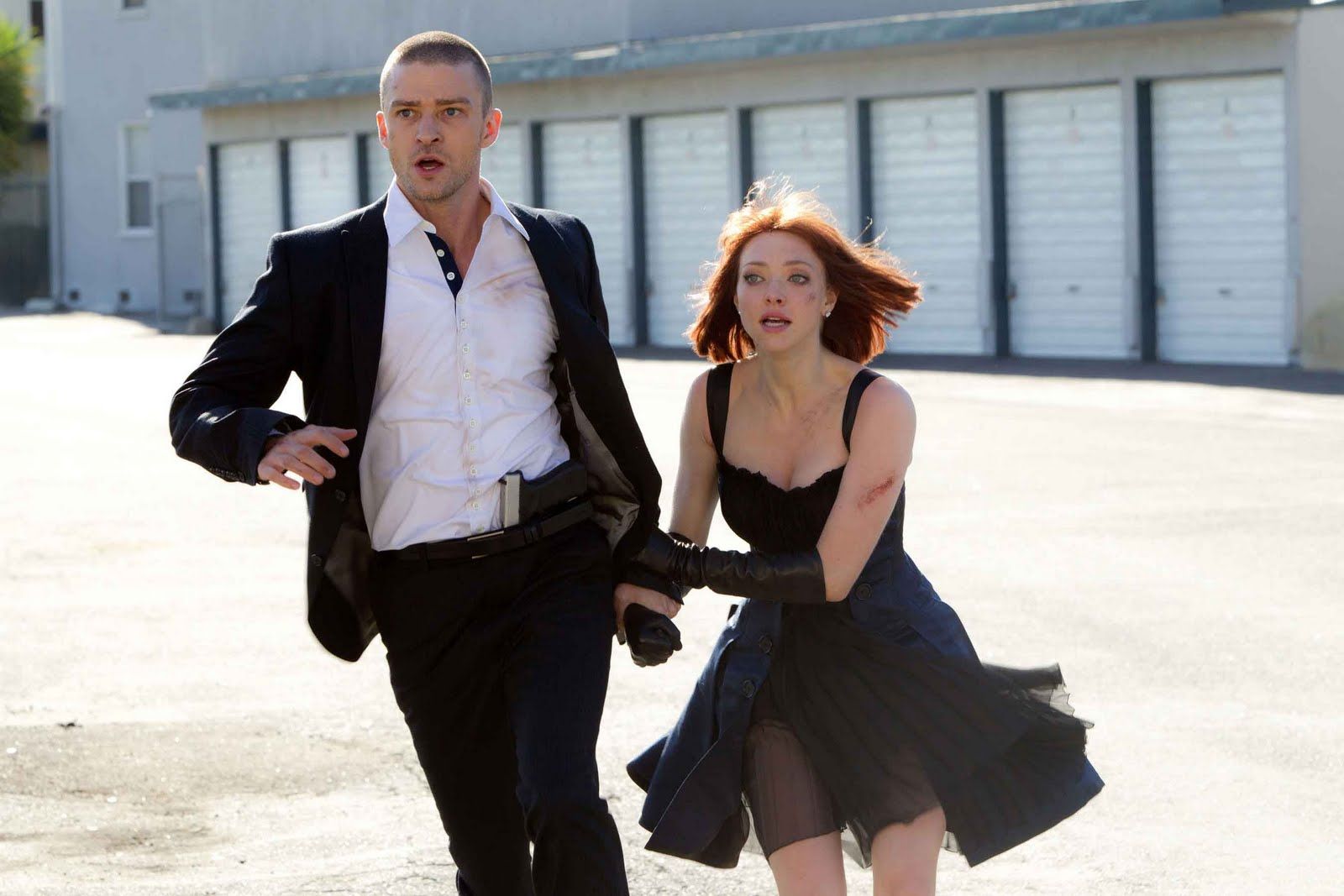 "precio de mañana", película con Justin Timberlake y Amanda Seyfried.  (20th Century Fox)