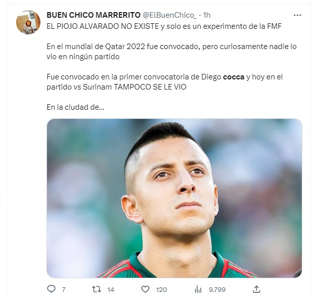 Los mejores memes del debut de Diego Cocca con la Selección Mexicana en la Nations League Concacaf (captura Twitter)