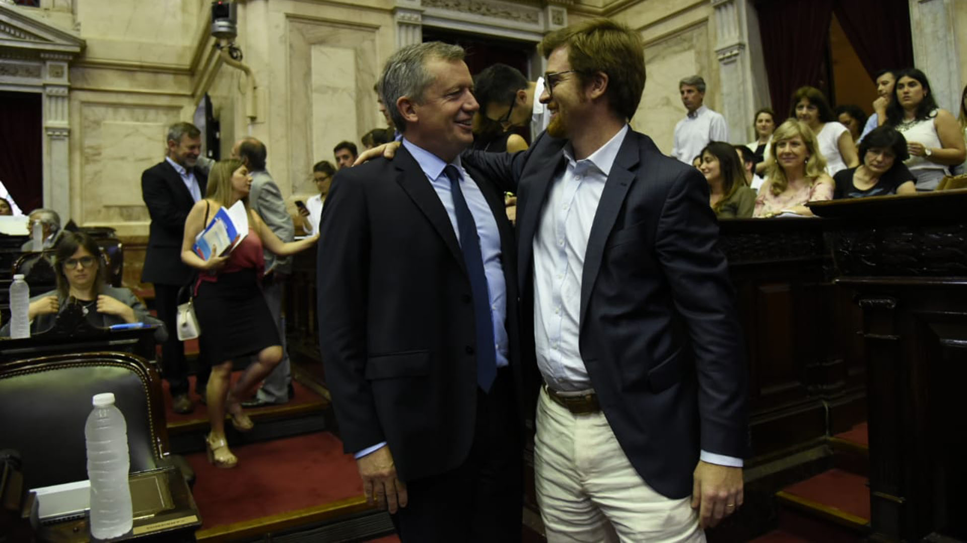 Emilio Monzó y Nicolás Massot