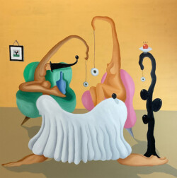 "El Infiel", del artista español Pedro Hoz, una de las obras que Lucas Kokogian eligió para la muestra con que Azur participa de Miami Art Week.