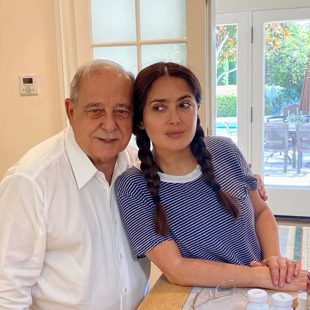 Sami Hayel Domínguez, padre de la actriz, es un acaudalado empresario en México (Foto: Instagram @salmahayek)