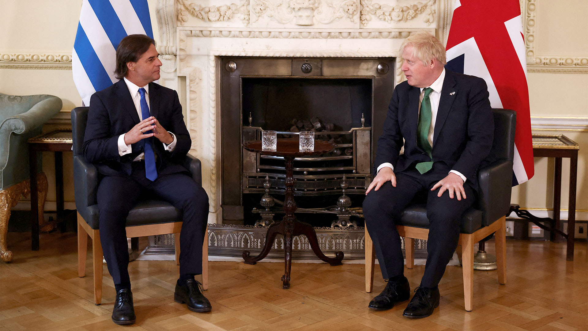 Luis Lacalle Pou visitó a Boris Johnson: “Queremos jugar en la cancha grande”