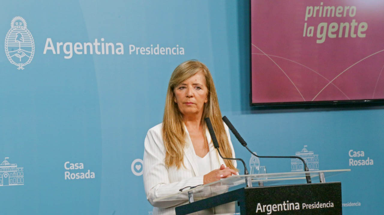 Gabriela Cerruti, portavoz de la presidencia