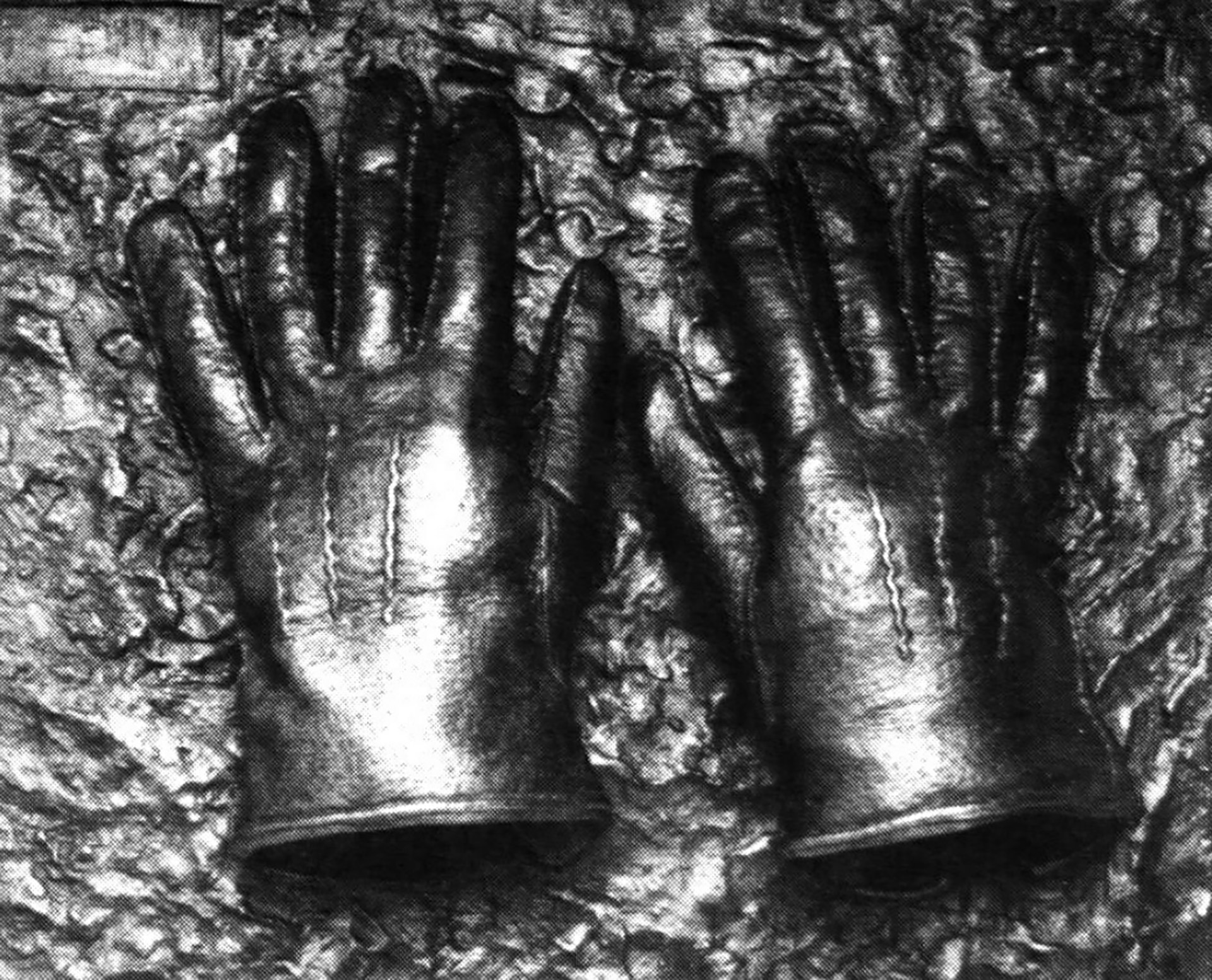 Los guantes que Malkin usó para atrapar a Eichmann. Hoy se exhiben en el Museo de Herencia judía de Nueva York