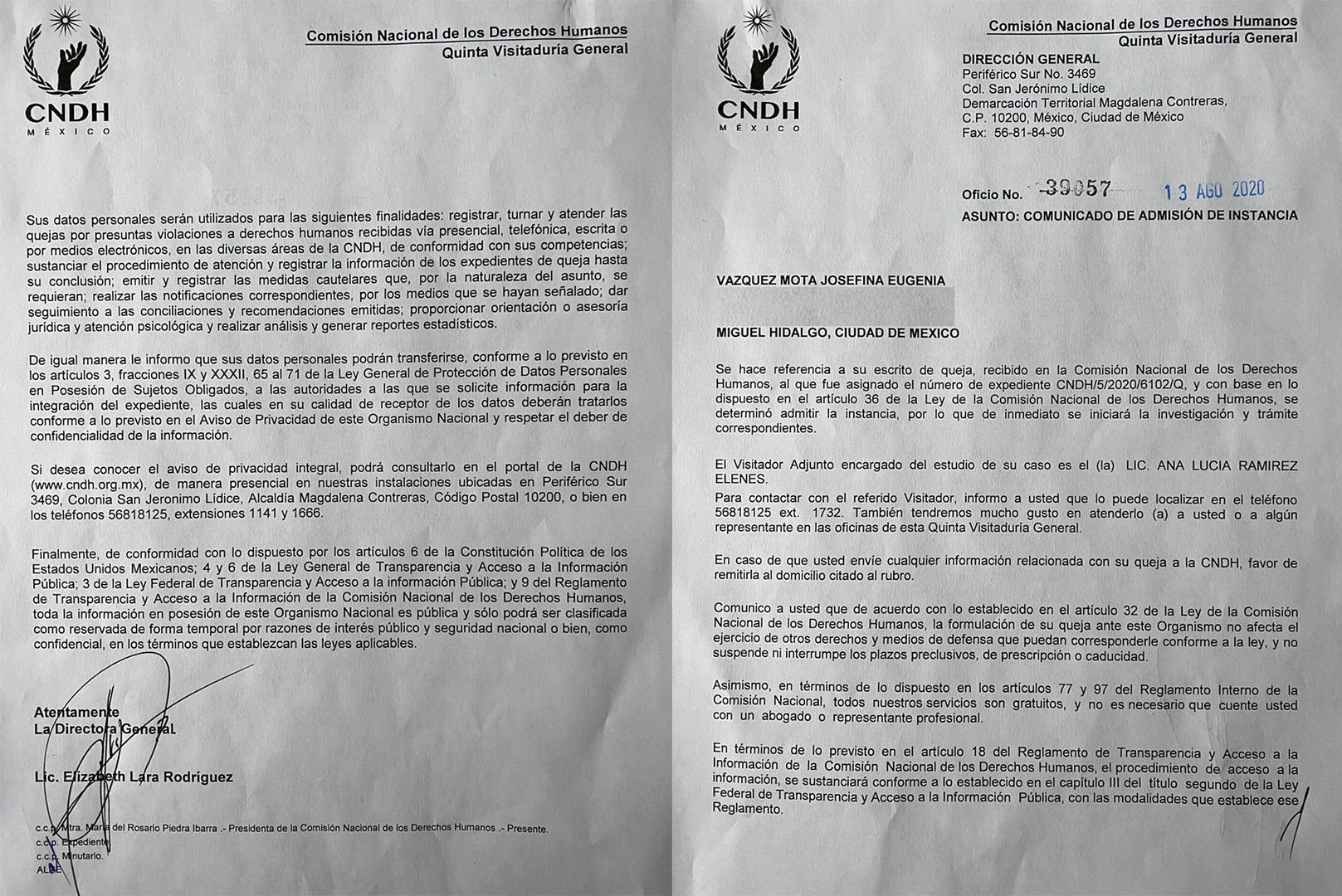 Cndh Admitió Queja De La Oposición Contra Actuación De Hugo López