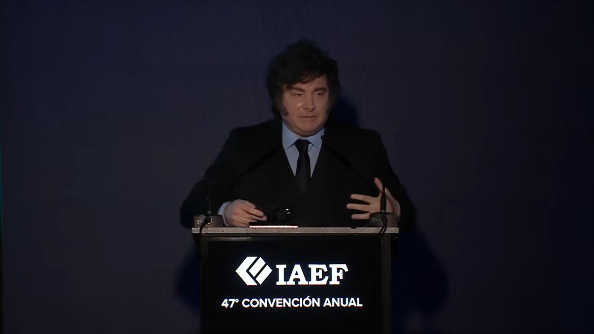 Milei habló ante empresarios y defendió sus reformas: "Esto nos permite avanzar en el reclamo de soberanía sobre las Malvinas" 
