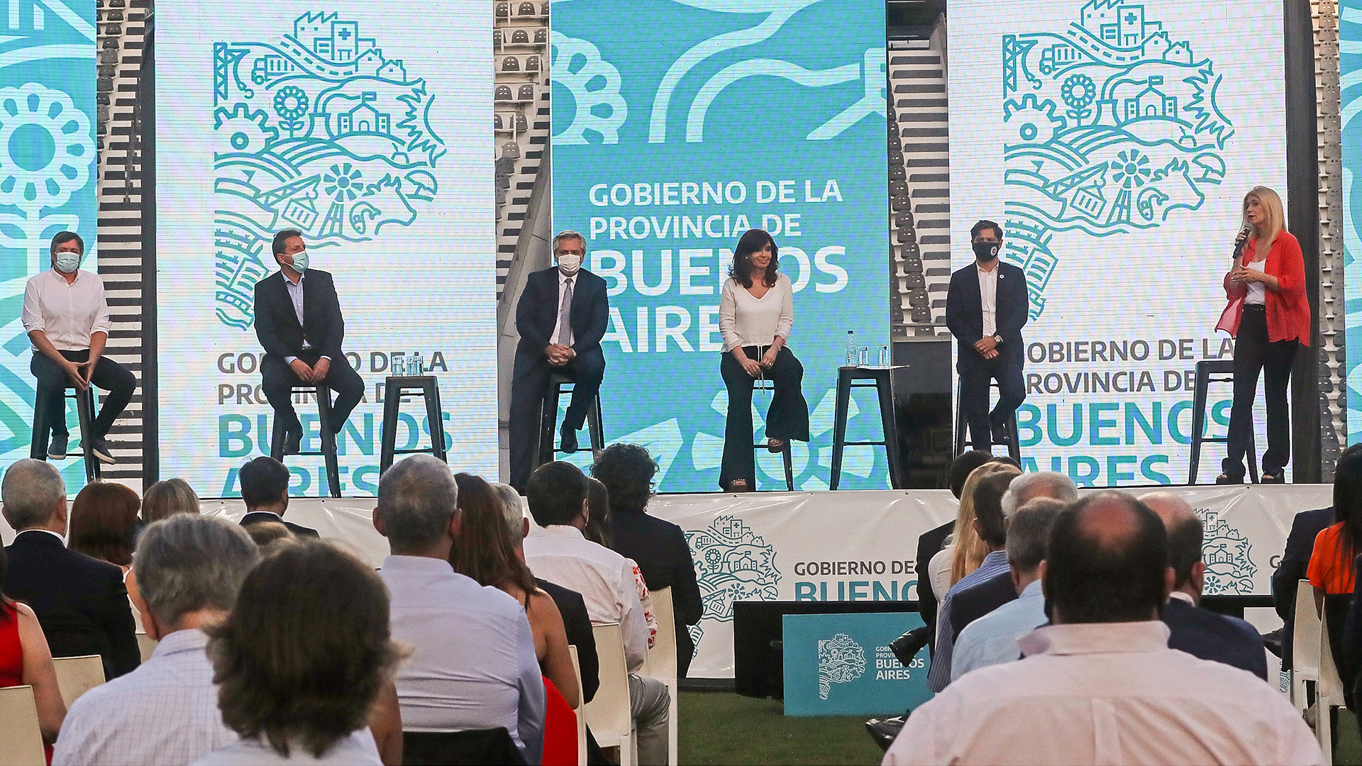 El acto en el Estadio de La Plata en el que Cristina Kirchner exigió que los ministros y legisladores sin coraje "busquen otro laburo"