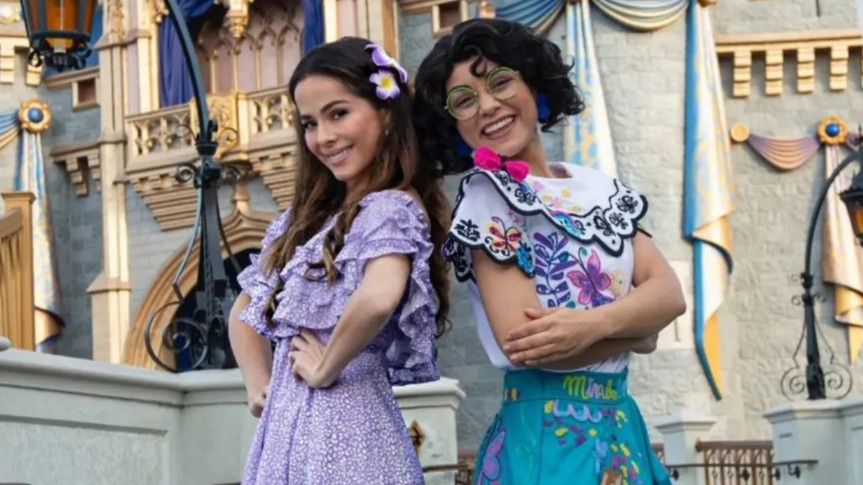Danna García visitó Disney World y fue un personaje de “Encanto” por un día