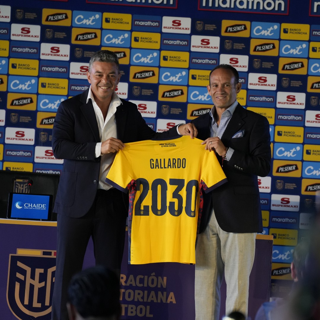 11 frases de Marcelo Gallardo en su presentaci&oacute;n como nuevo t&eacute;cnico de la selecci&oacute;n de Ecuador: 