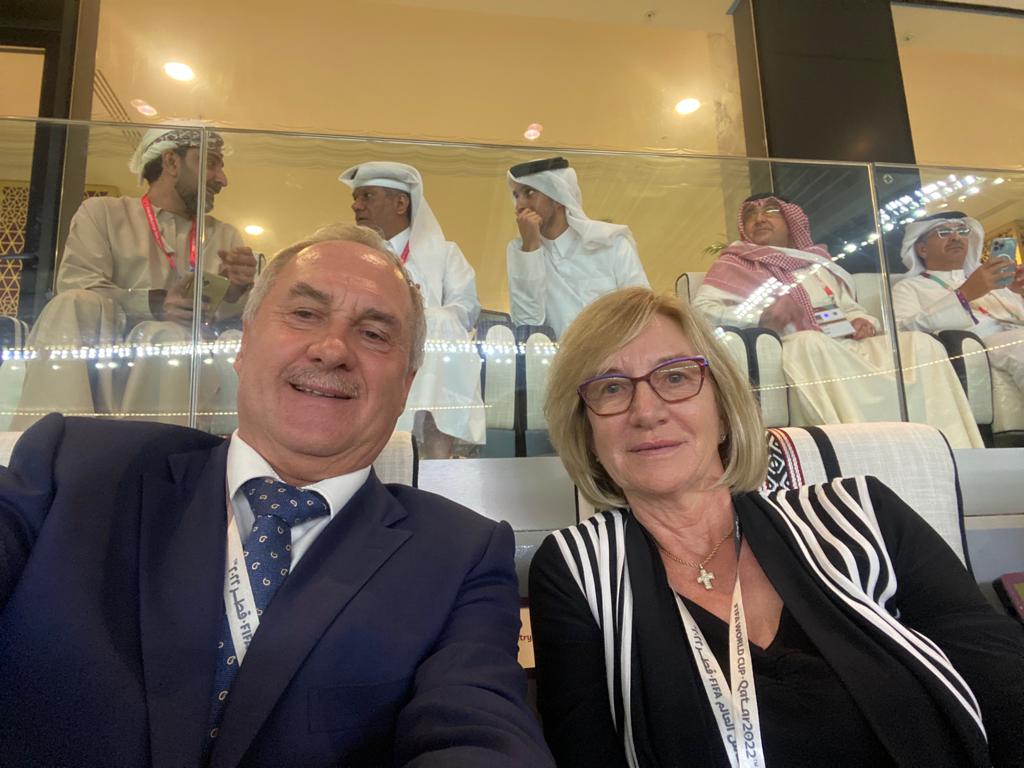 Uli Stielke disfruta del Mundial de Qatar como embajador de la FIFA