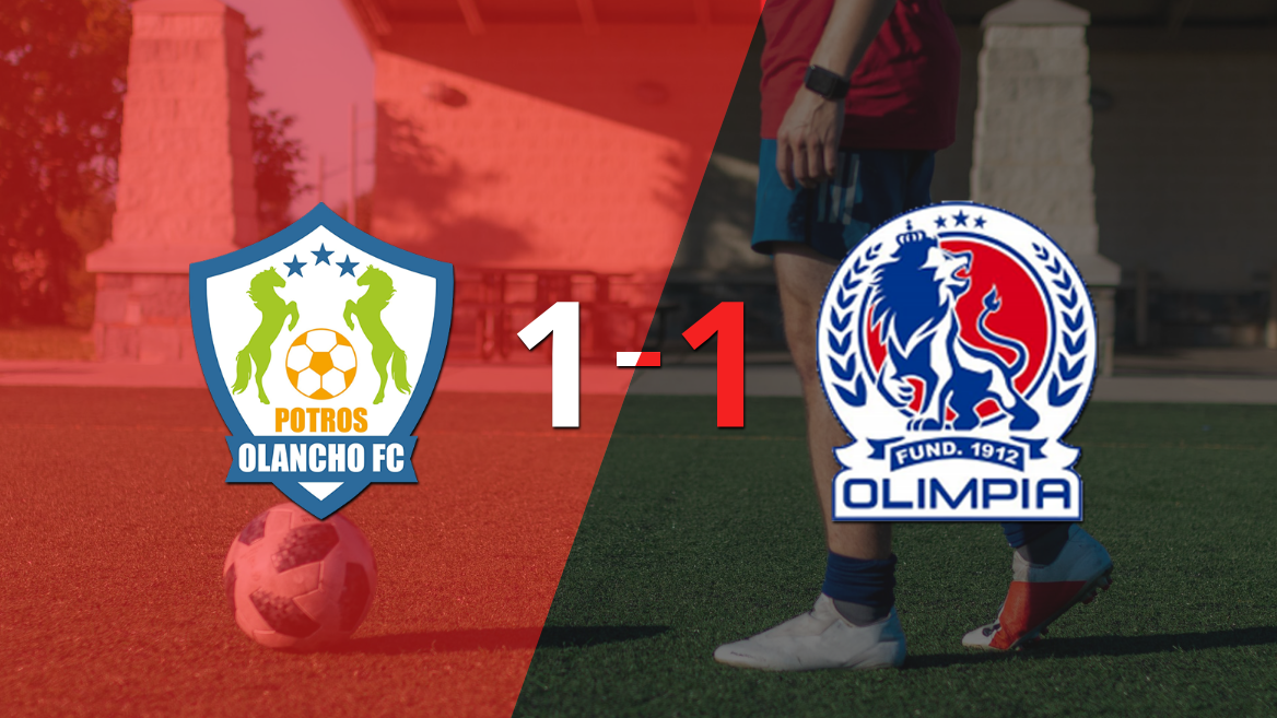 Olancho FC y Olimpia igualaron 1 a 1