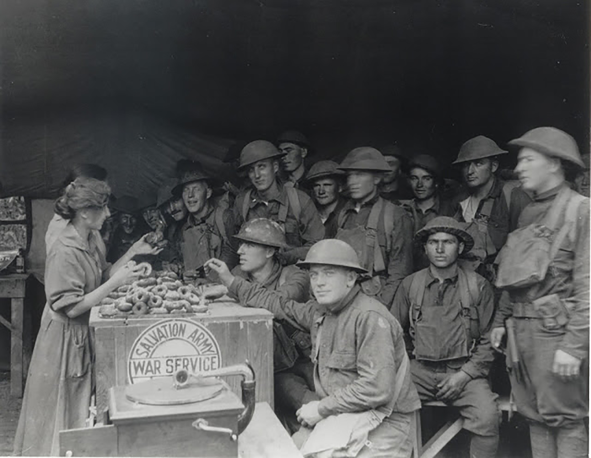 Las "Donuts girls" del Ejército de Salvación, símbolo de la Primera Guerra Mundial