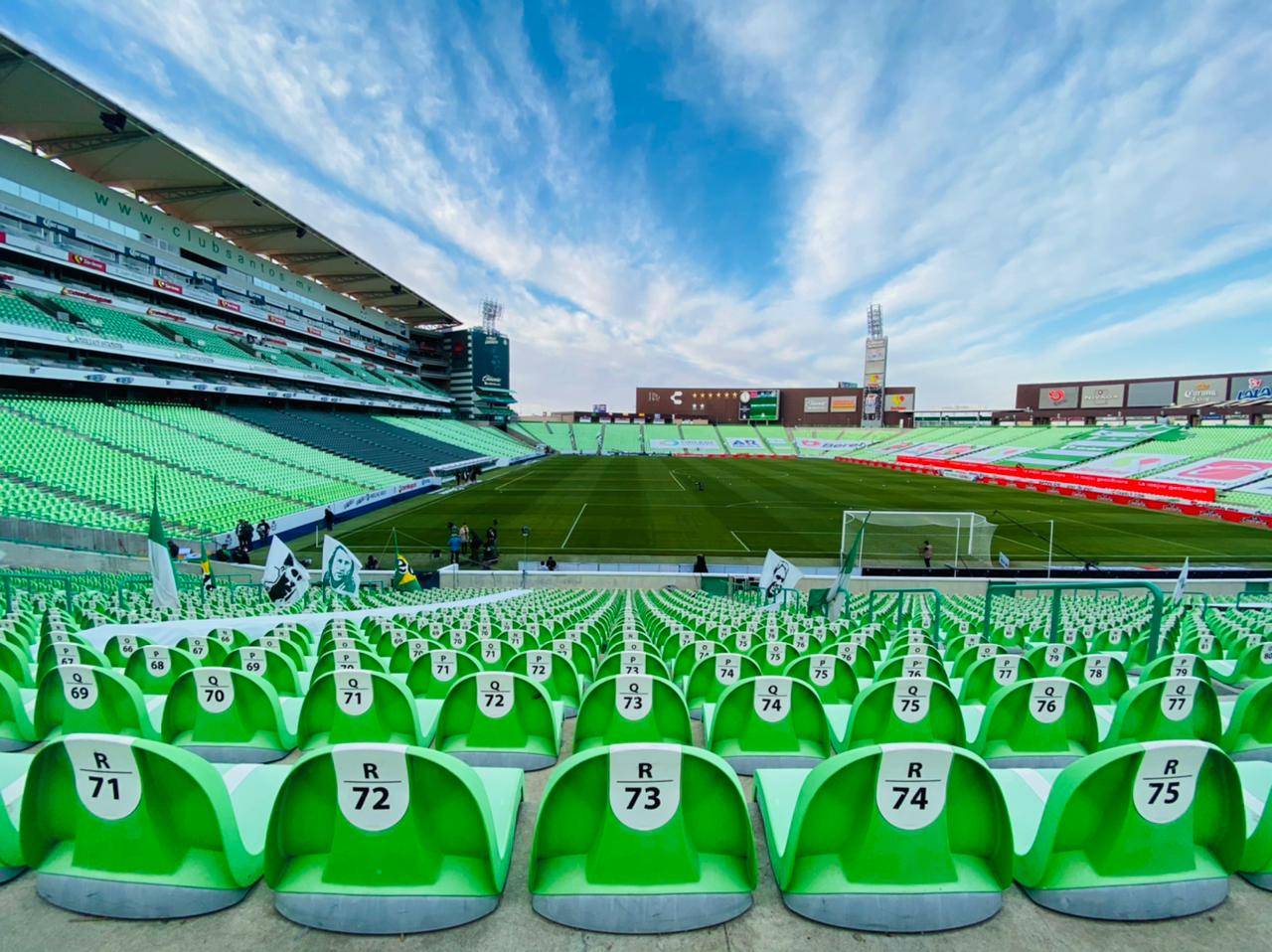 Estadio de Santos podrá recibir gente en su encuentro el próximo domingo  frente a Necaxa - Infobae