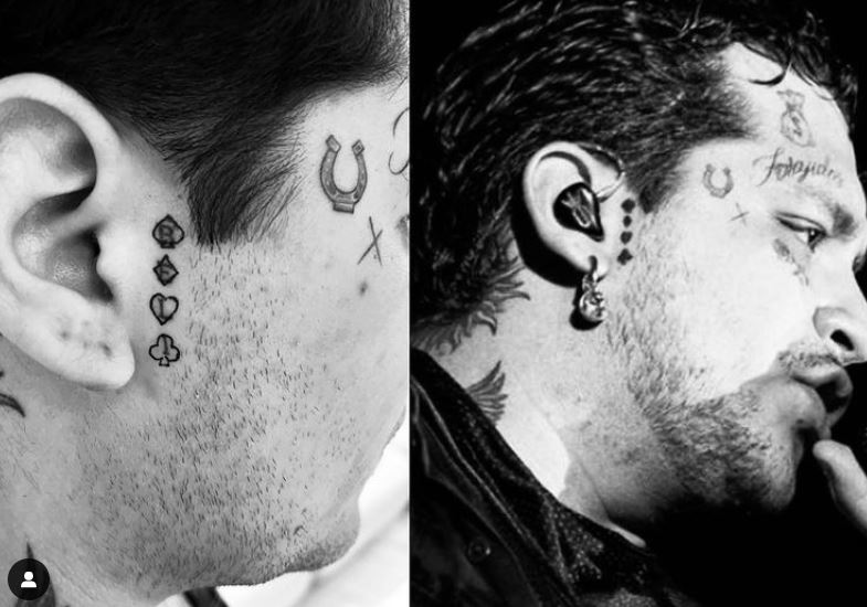 El cantante eliminó los tatuajes que se hizo en alusión a su romance con Belinda (Foto: Instagram/@rafaelvaldezart)