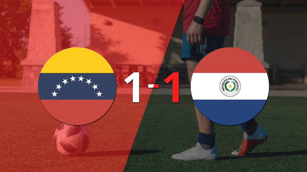 Venezuela y Paraguay igualaron 1 a 1