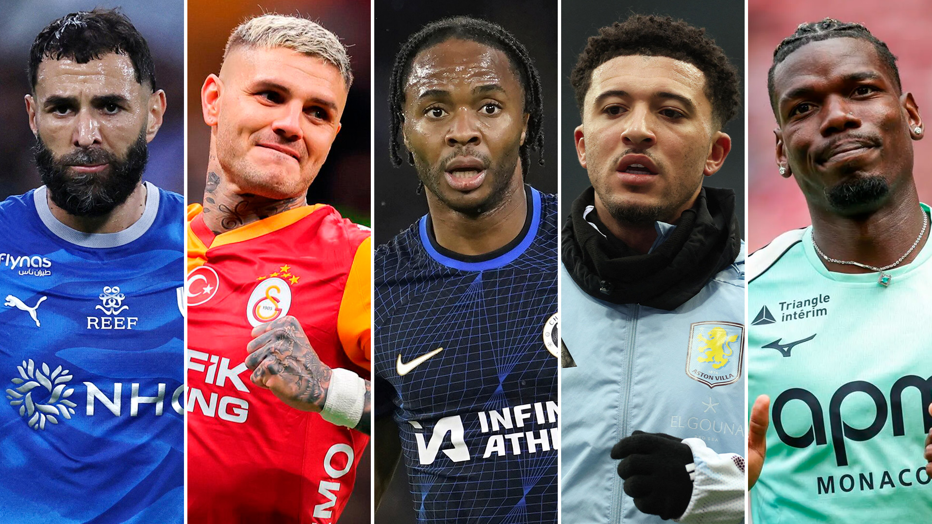 Como Mauro Icardi: las nueve estrellas internacionales que todav&iacute;a se encuentran sin equipo