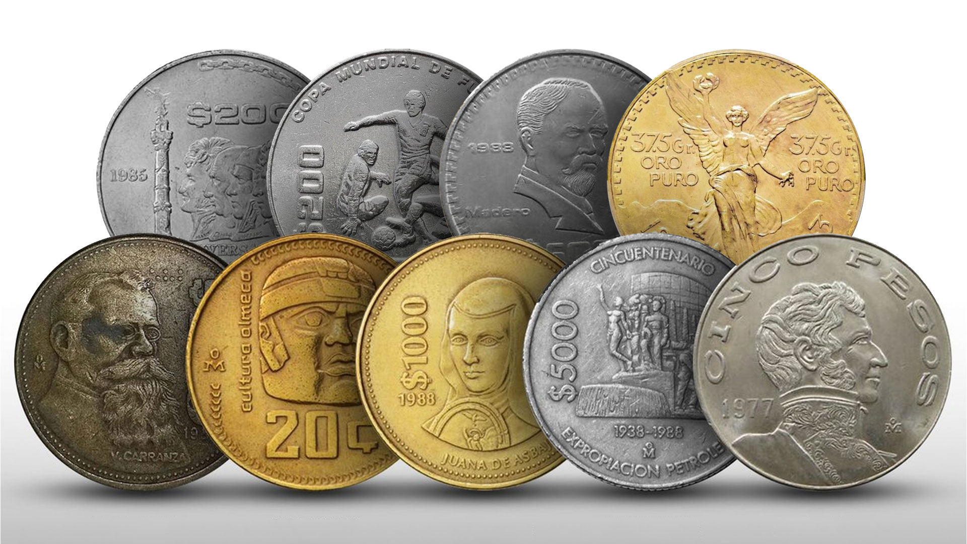 Gran variedad de monedas se venden a precios exorbitantes. Infobae