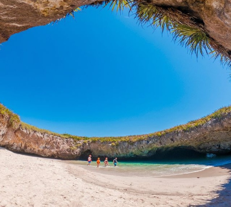 También se conoce como "Playa del amor" (Foto: Instagram @riviera_nayarit)
