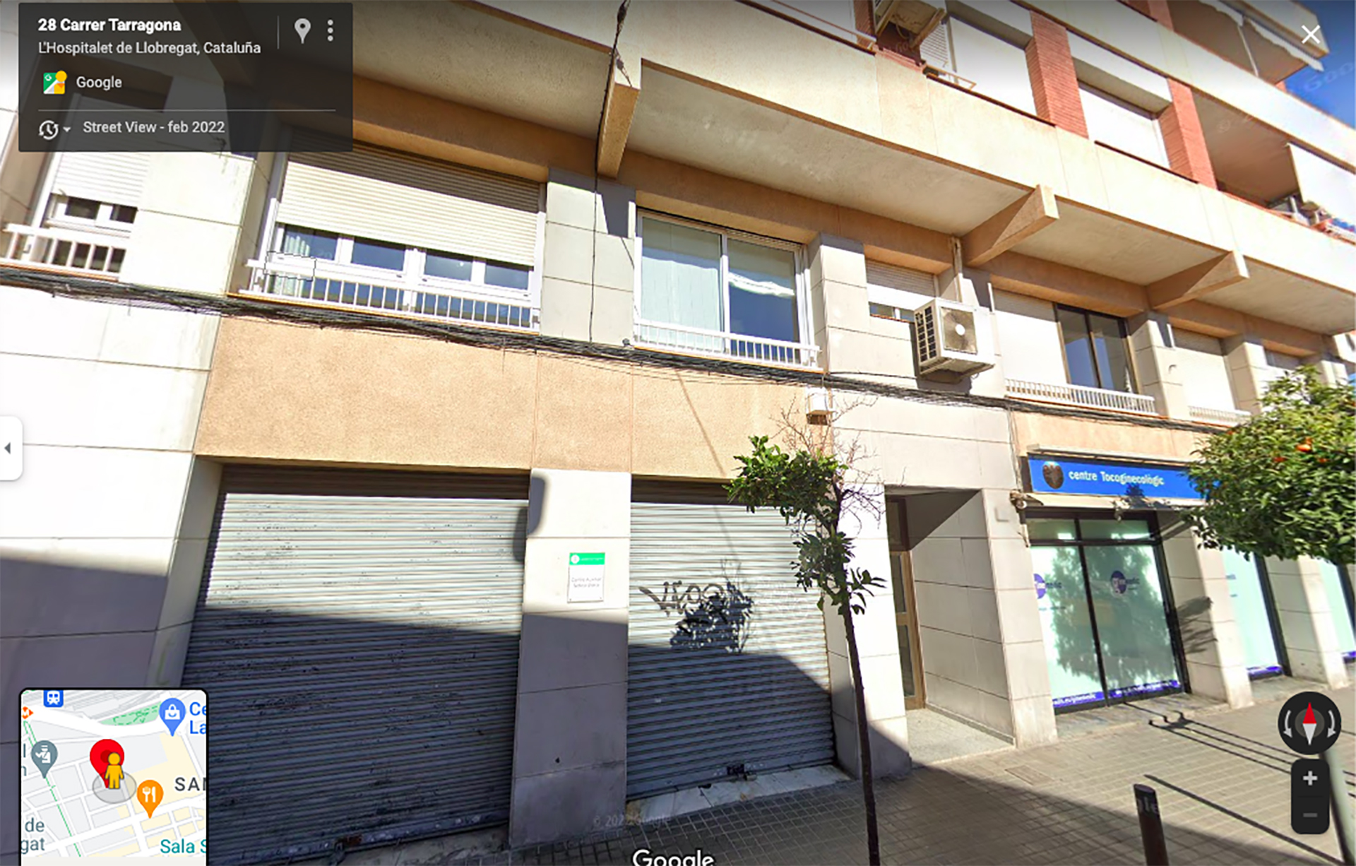 La supuesta sede de la empresa española en Barcelona